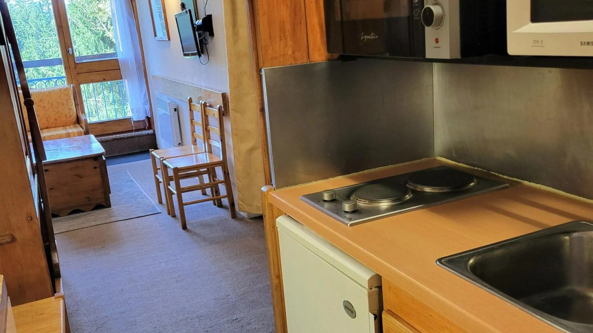 Studio Cosy Skis Aux Pieds Avec Balcon, Parking Et Wifi - Fr-1-346-463 Les Arcs  Apartment