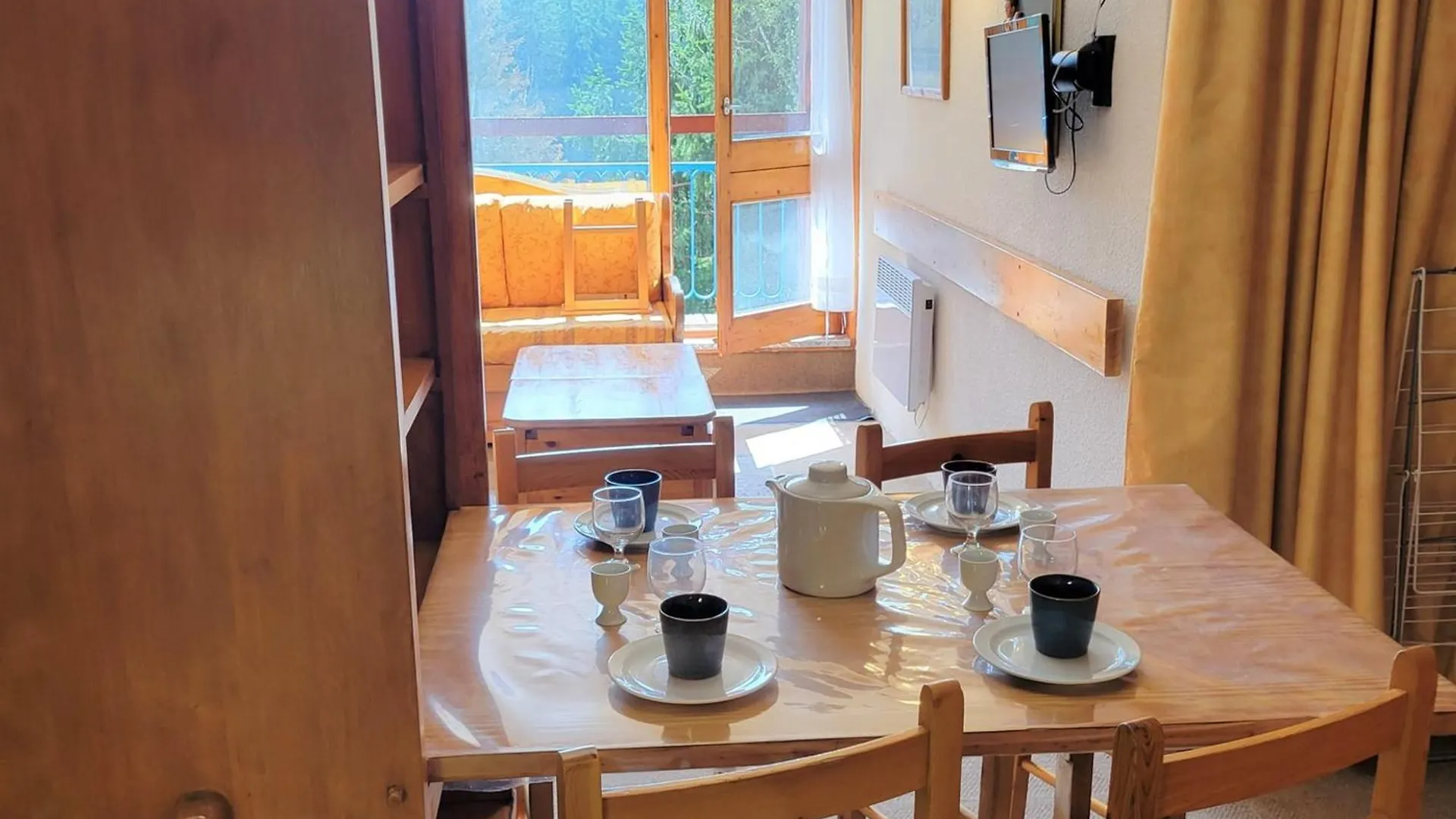 Apartment Studio Cosy Skis Aux Pieds Avec Balcon, Parking Et Wifi - Fr-1-346-463 Les Arcs